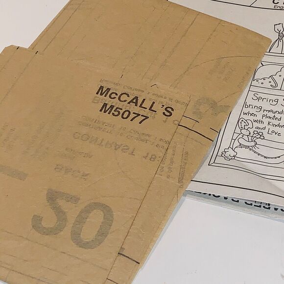 McCall's Crafts Pattern M5077 Spring Wall Hanging or Quilt Block Cheryl Haynes - Picture 5 of 7